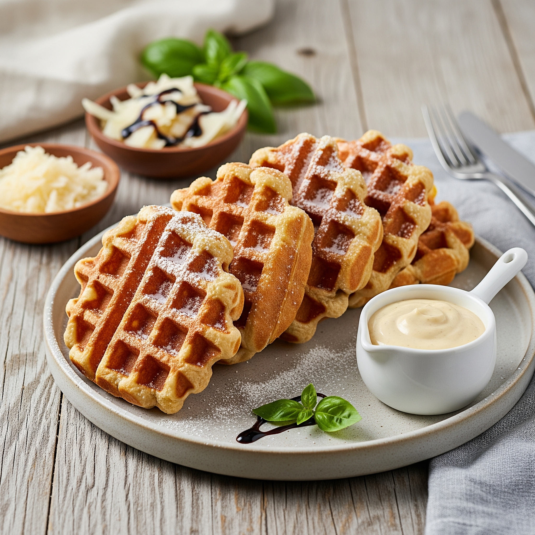 Savory Parmesan Waffle Mix - Easy, Delicious - Image 3