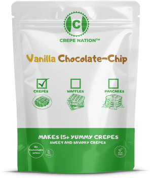 Classic Vanilla Chocolate-Chip Crepe Mix